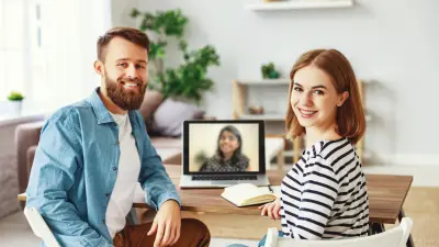 Couple having a coachisng session