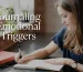 Woman writing on her journal